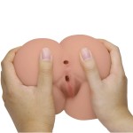 CRAZY BULL - BERNACE ASS VIBRADOR COM VAGINA REALISTA E ÃNUS CARNE CONTROLE REMOTO